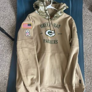 Packers military sweatshirt size xl